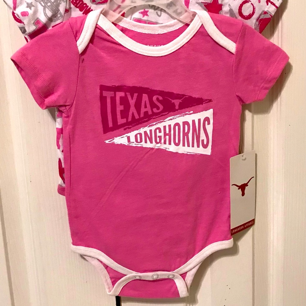 Official Texas Longhorns 2pk onesies